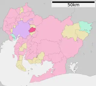 日進市位置図