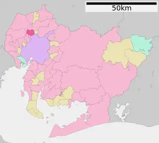 北名古屋市位置図