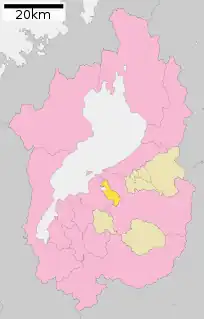 安土町位置図