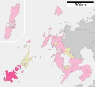 五島市位置図