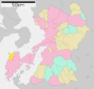 苓北町位置図