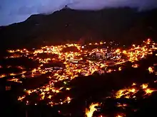 金瓜石集落夜景