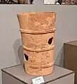 円筒埴輪飯田市考古博物館展示。