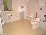 スペースの広いトイレの例