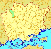 旧・大佐町の位置
