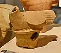 埴輪 鶏大阪府立近つ飛鳥博物館展示。