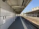 2番線ホーム(2023年4月)