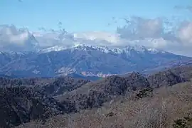 大崩山からの祖母山