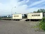 東めむろコミュニティスペース整備前の駅全景(2004年8月)