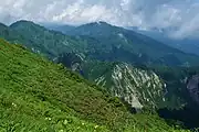 大笠山からの大門山