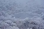 大船山山頂直下の御池
