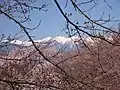大草城址公園より中央アルプスをのぞむ