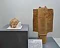 盾持人埴輪和歌山市立博物館展示。
