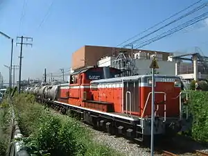 浪速駅発列車(2003年9月26日撮影)