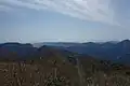 天狗ノ森から日鉄鉱業鳥形山鉱業所と土佐湾