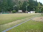 奈佐小学校の校庭