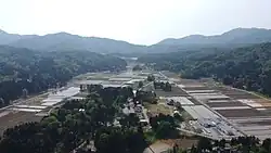 女谷の全景