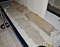 石製表飾品（石見型盾）氷川町文化センター展示。