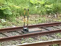 安全側線緊急防護装置(タピット)