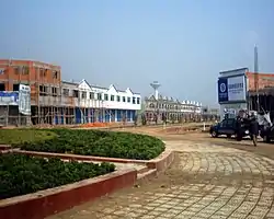 臨淮崗郷市街地の様子