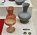 安福寺横穴群 南18号出土品柏原市立歴史資料館展示。