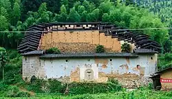 桃源鎮東坂村の安良堡