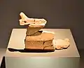 船形埴輪（2号船）松阪市文化財センター（はにわ館）展示（他画像も同様）。