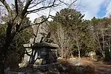 宝満山の中宮跡