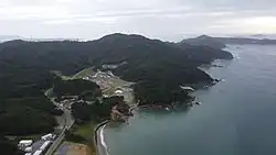 鮫浦の全景