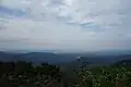 富士写ヶ岳中腹からの景色