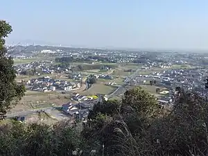 風天山より望む寒水川