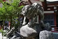 親子狛犬