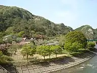 矢祭山と久慈川