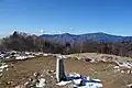 小さな分水嶺から見た奥秩父山塊