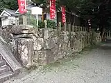 古墳の石垣