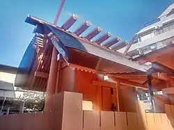 小石川大神宮本殿(2021年11月撮影)