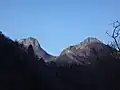 尾ノ内渓谷からの二子山