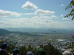 冠ケ嶽で南方を遠望