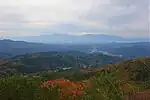 展望台から安達太良山と吾妻連峰