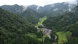 山熊田の全景