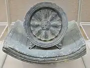 軒丸瓦・軒平瓦奈良文化財研究所藤原宮跡資料館展示。