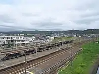 山陽本線に合流する美祢線