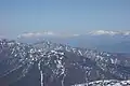 白木峰越しに剱岳、立山、薬師岳を望む