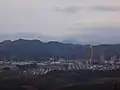 山頂から見た茂庭台