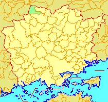 旧・川上村の位置