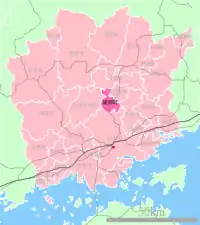 旧・建部町の位置
