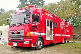 支援車I型(消防庁貸与) 日野・プロフィア(岡崎市消防本部)