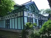 収蔵庫（旧額田郡物産陳列所、2006年5月）