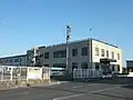 本局隣接の高速バス利用者用駐車場（2007年2月24日撮影）