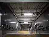 仮跨線橋南側階段（一部加工）